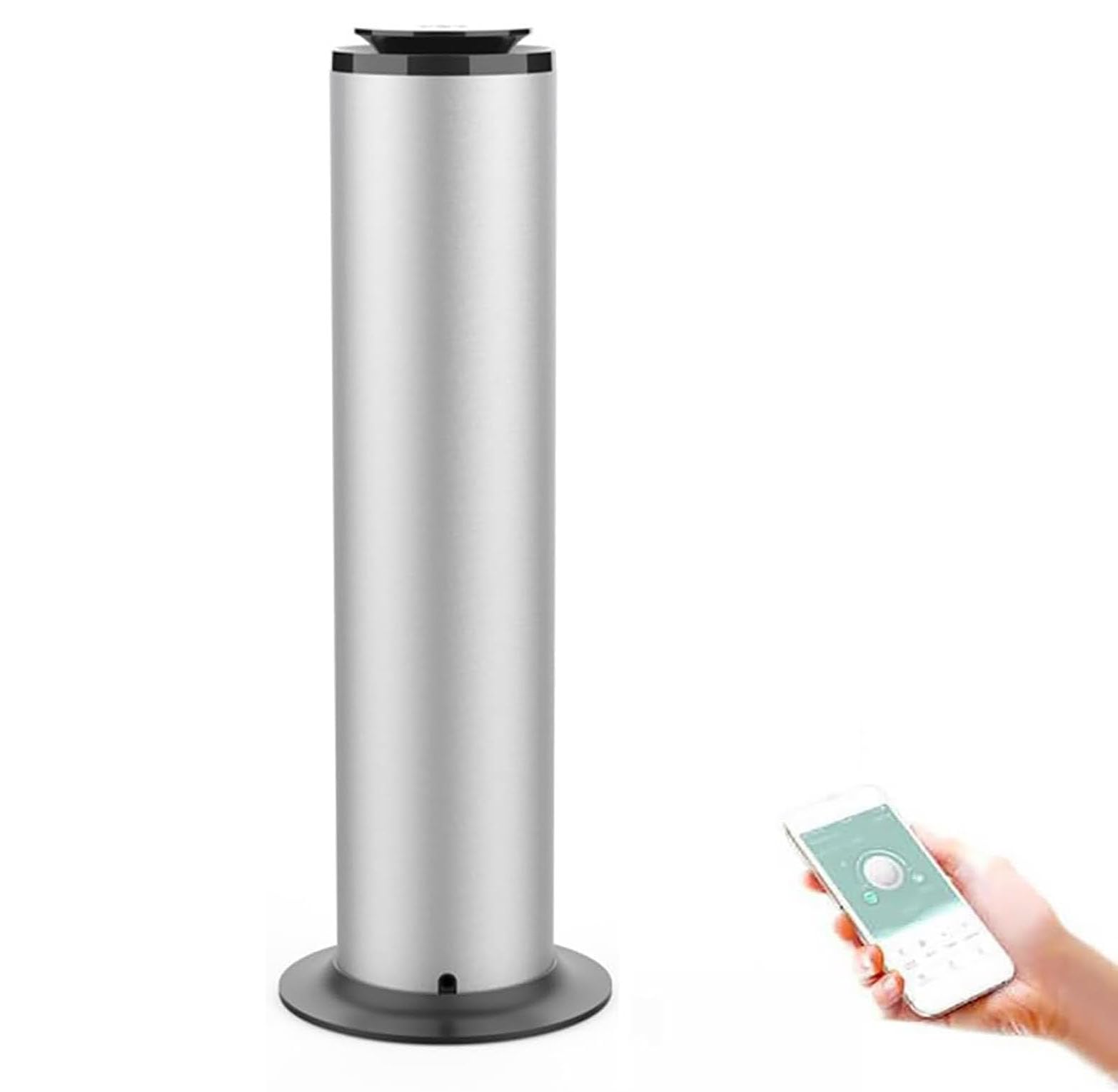 Macchina intelligente dell'aria del profumo, macchina dell'aria del profumo della casa da 500 ml, macchina di fragranza del diffusore di oli essenziali senz'acqua Bluetooth con controllo