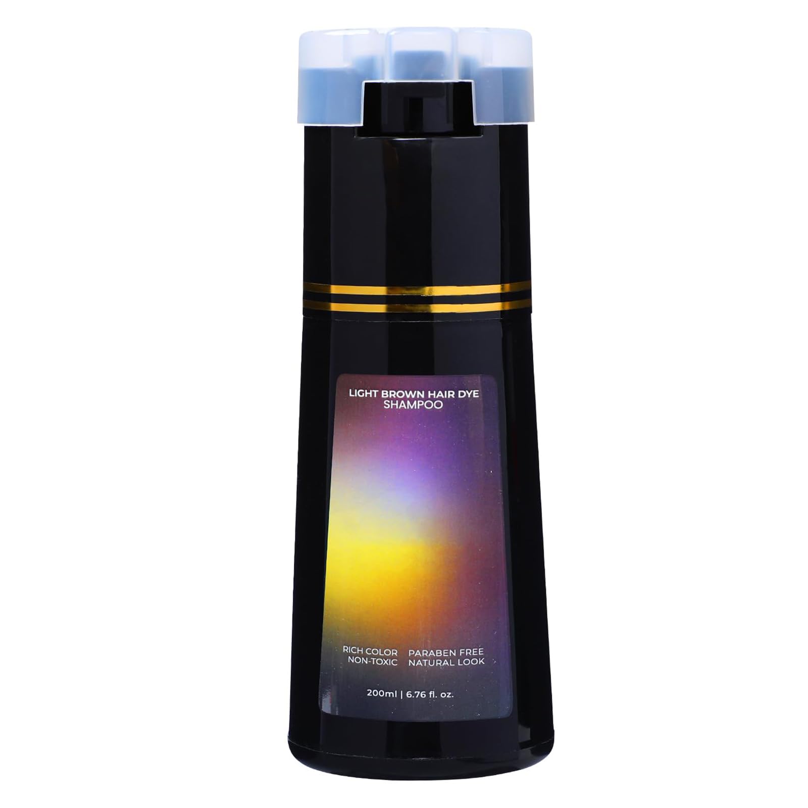 Dye Shampoo, Hair Care Instant Dye Shampoo (Light Brown)