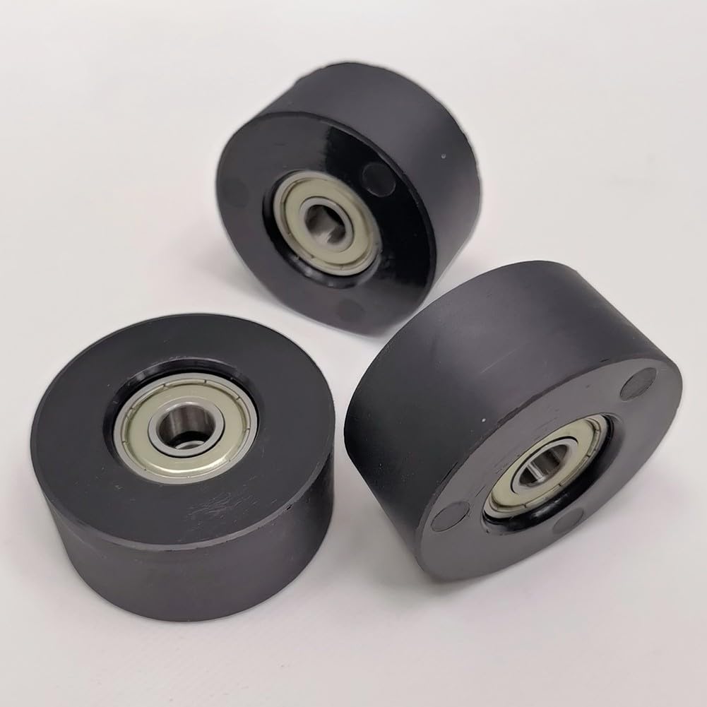 Whychstore Rudermaschinen-Sitzräder, Hartstahl-Kugellager, Nylon-Riemenscheiben, 45 x 21 x 8 mm, Ersatz für wasserabweisende Ruderer, 4 Stück
