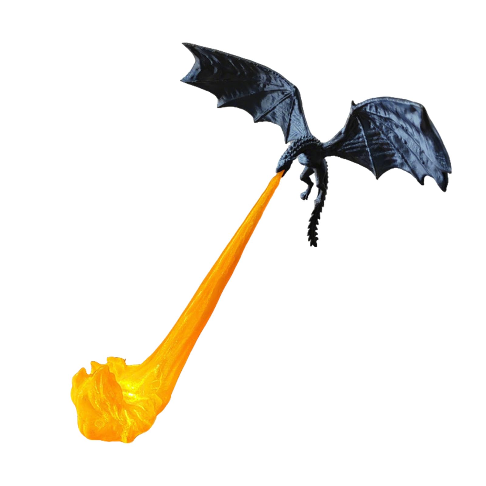 Dragon Book Nook Light, 3D Printed Flying Fire-Breathing Bookshelf Decor with LED Flame Effect, Fantasy Shelf Lamp for Book Lovers, Reading Nook & Home Decoration，A