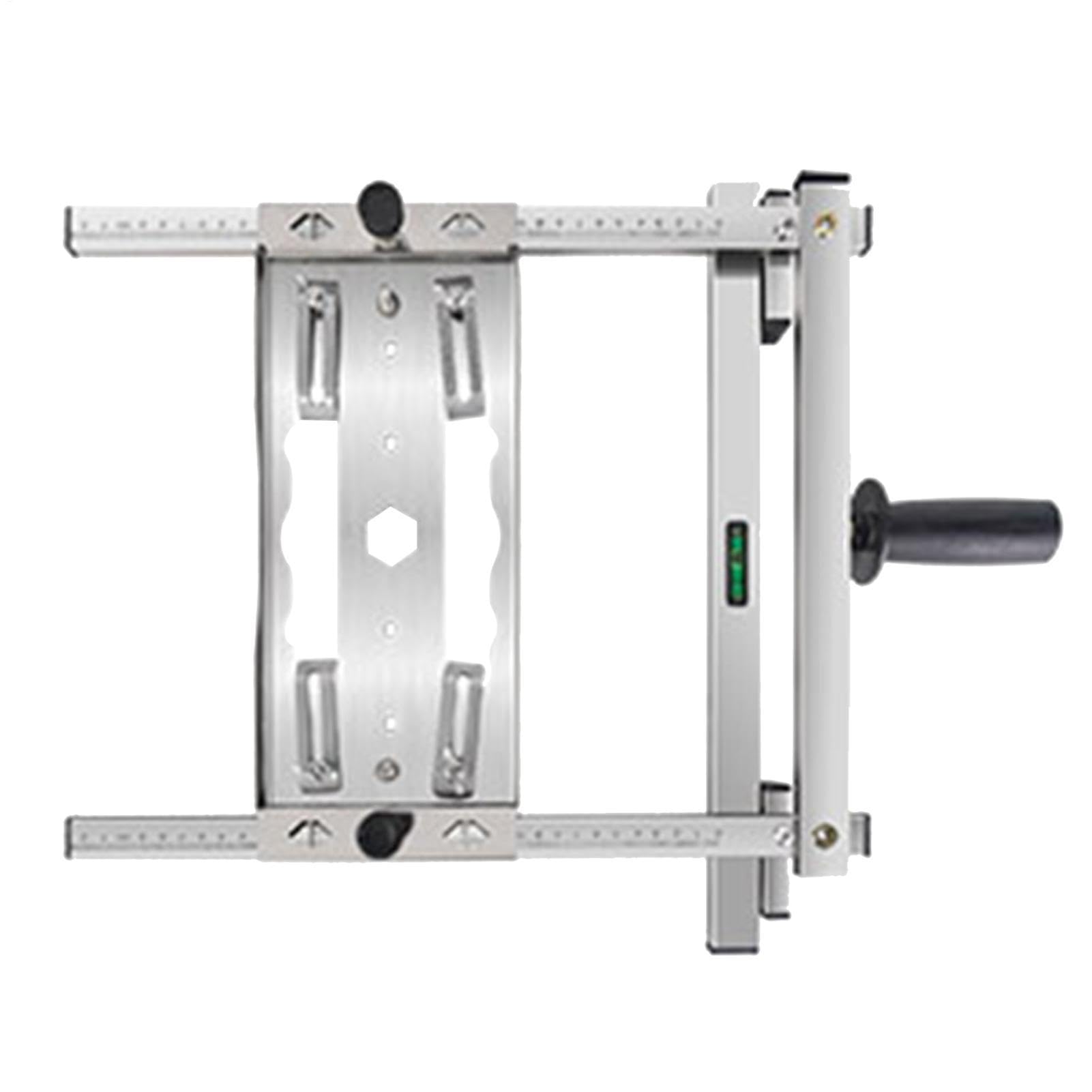 Guía de máquina de corte: riel de acero inoxidable de 12,6 pulgadas, posicionador de sierras circulares, herramienta de borde para carpintería. La robusta construcción de metal garantiza cortes