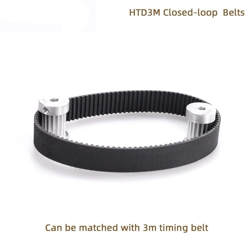 HTD 3M 252 18mm Cinghie Dentate in Gomma, 84 Denti, 3 Pezzi