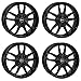 Produktbild 4x Rial Felgen Alufelgen Lucca 6.5Jx16 ET20 4x108 diamant-schwarz kompatibel mit PEUGEOT 1007 2008 206 207 208 307 308 e-2008 e-208 Partner