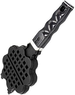 Cabilock Bubble gofrownica do pieczywa, naleśników, omletów, podwójna patelnia, patelnia do smażenia, patelnia do grillowania, jaj, gofrownica, forma do pieczenia (czarna)