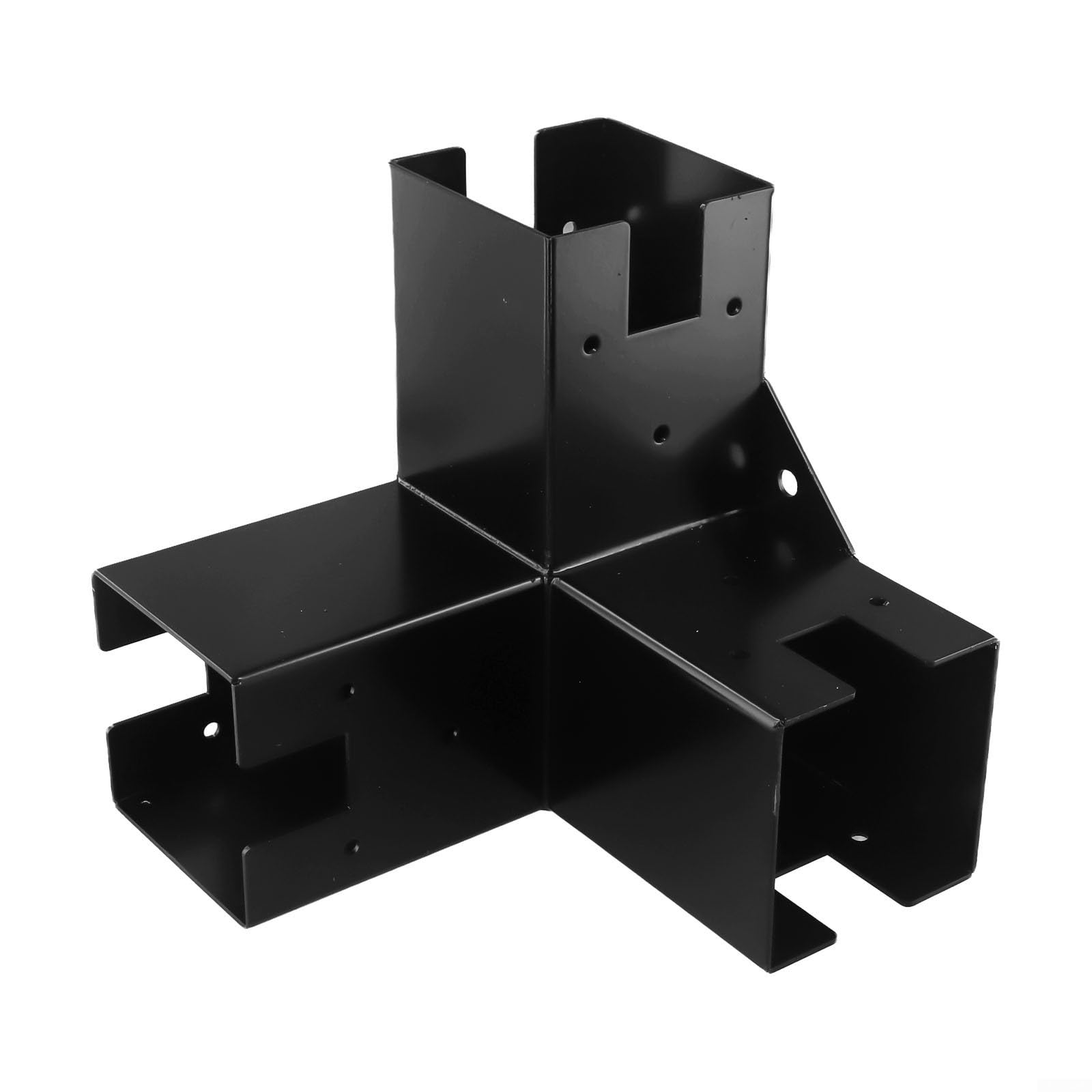 Kit para soporte para madera Exterior para terraza Jardín Antióxido(Base+3T)