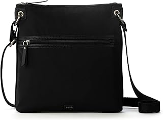 The Sak Esperato Flat Crossbody in Recycled Nylon, Black
