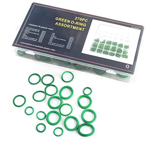 Sinocmp Multi Assortment 270Pcs O-Ring Seal Kit For Car Vehicle Auto Repair (270Pc Hnbr O-Ring Assortment) #TOP6