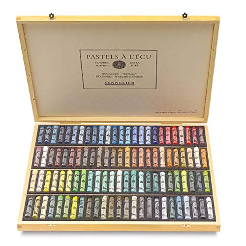 SENNELIER 100 Full Pastel Landscape Wood Set
