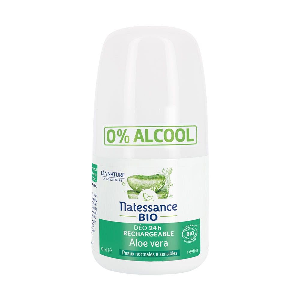 Natessance Deo 24H Aloe Vera Organic Refillable 50ml