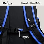 Pacca Light Kids Travel Backpack for Airplanes 25L Suitcase Back Pack TSA Approved Kids Personal Item Travel Bag for Airlines (Black/Blue) - Image 5