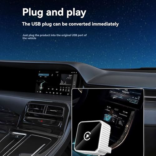 Adaptador CarPlay inalámbrico 2 en 1 con Android Auto y chip inteligente Bluetooth 5.0 3