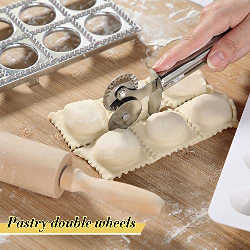 image for CHENGU Ravioli Mold Extra Large 37 10 Holes Italian Pelmeni Maker Mold