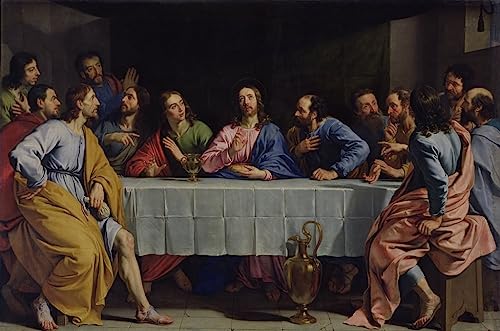 Peinture murale The Last Supper Philippe De Champaigne pour habiller un grand mur vide