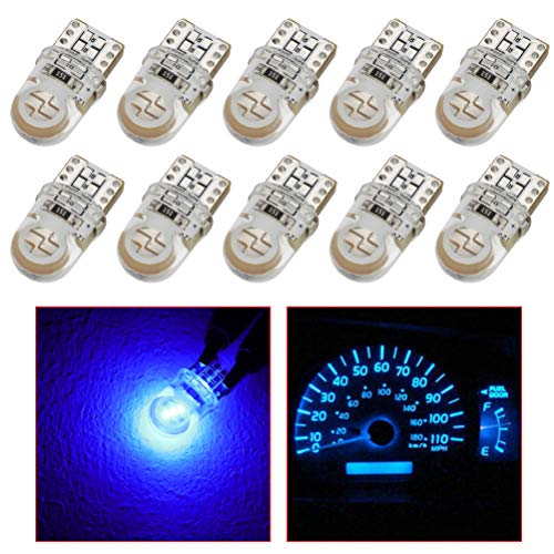cciyu 194 LED Bulb, Canbus Error Free Blue 168 LED Bulb For Dash Bulb, 2825 W5w 175 Replacement Bulb for Instrument Panel Gague Cluster Light Bulb