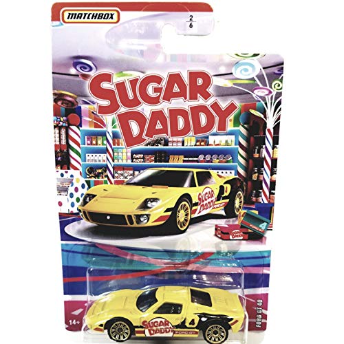 Matchbox Sugar Daddy FORD GT-40 1:64 miniatura 1