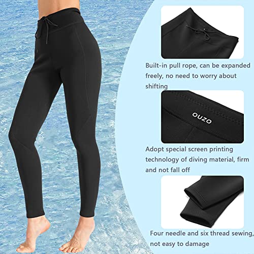 Mens Womens Wetsuit Top Jacket Long Sleeve 1.5Mm Neoprene Diving Wetsuits Shirt, 2Mm 3Mm Front Zip Adult Scuba Wet Suits Vest Keep Warm For Surfing Snorkeling Swimming Water Sports (L, 1.5Mm Women) #TOP3