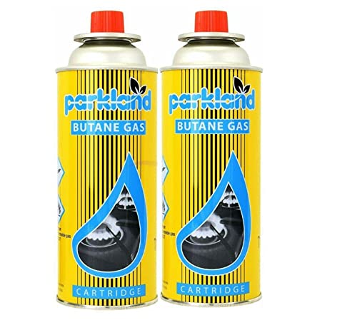 STOREX Butane Gas Bottles for Cooking Catering Creme Brulee Culinary Tarts Pies Tool Heater Cooker Canister Camping BBQ Home (2 Cans)