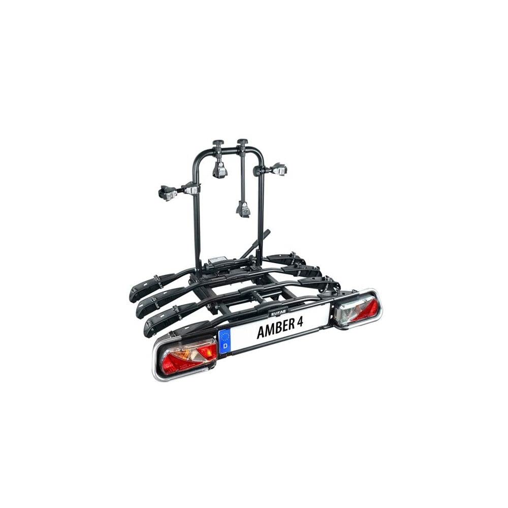 Bike carrier on platform hitch eufab amber 4 bikes reclining
