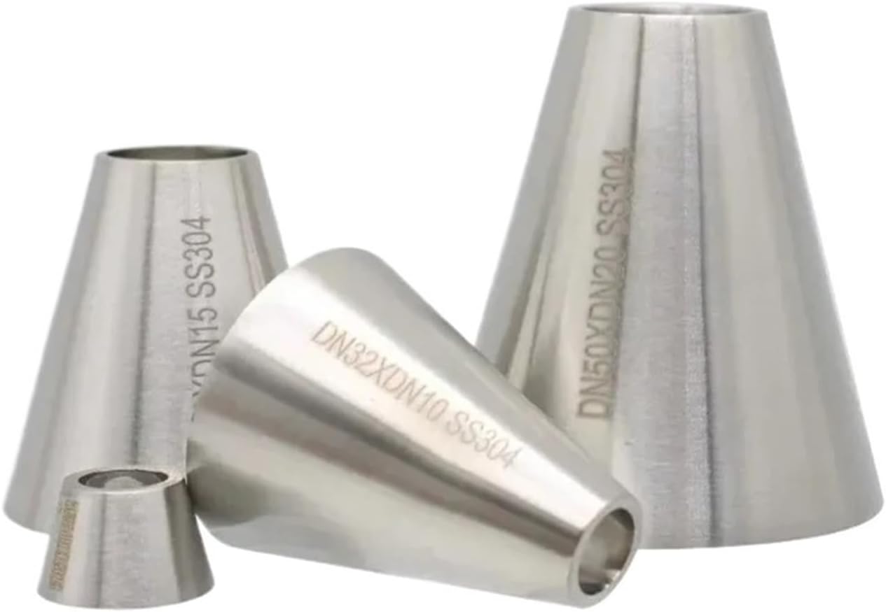 1pcs DIN DN10-DN100 12-104mm Tube OD Butt Weld Reducer SUS304/316L Pipe Fitting Connector(304,85x70 DN80XDN65)