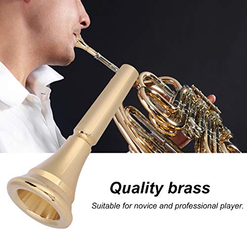 Durable Horn Accessories Stylish Horn Mouthpiece, Brass Mouthpiece, for Professional Player Novice