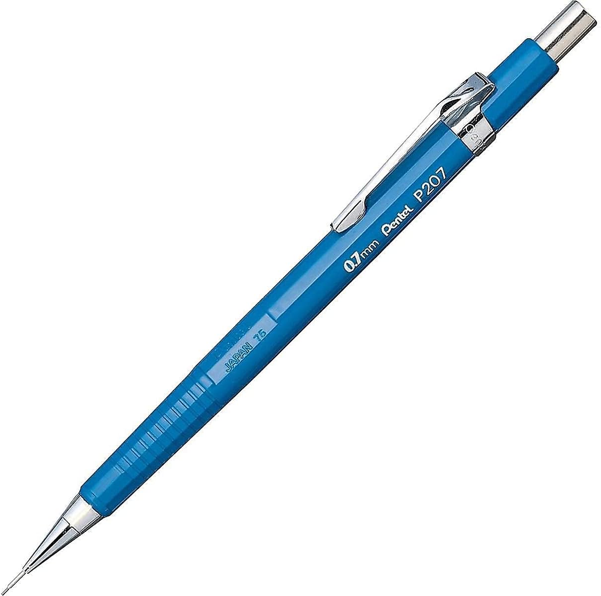 Pentel Sharp Automatic Pencil, (0.7mm), Blue Barrels, Pack of 2 (P207BP2-K6)