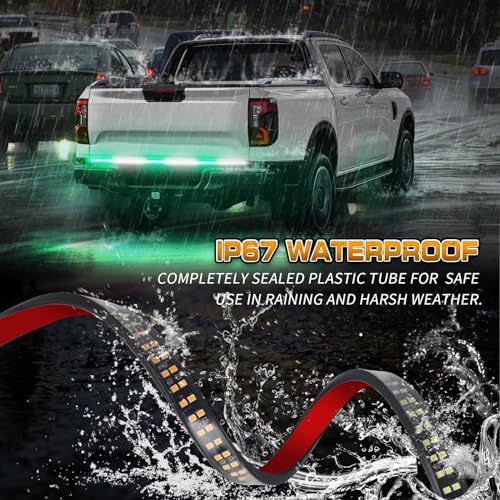 Image of XRIDONSEN 48 inch 288 LED Tailgate Strobe Lights Rear Emergency Lights