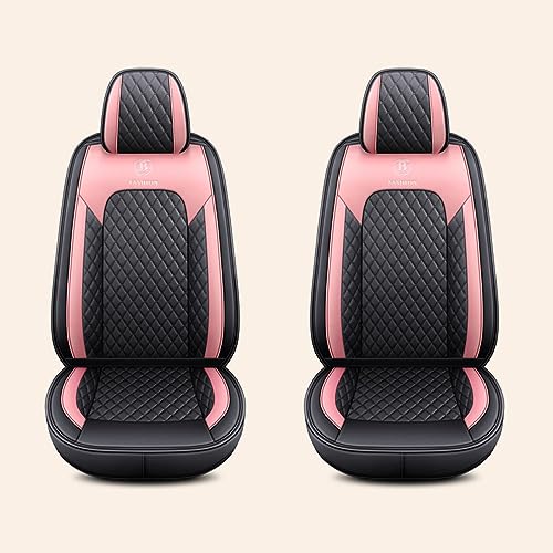 適合 トヨタ アクア シートカバー レザー 防水 カーシートカバー シート プロテクター おしゃれ 前席 2席 運転席 助手席 ピンク