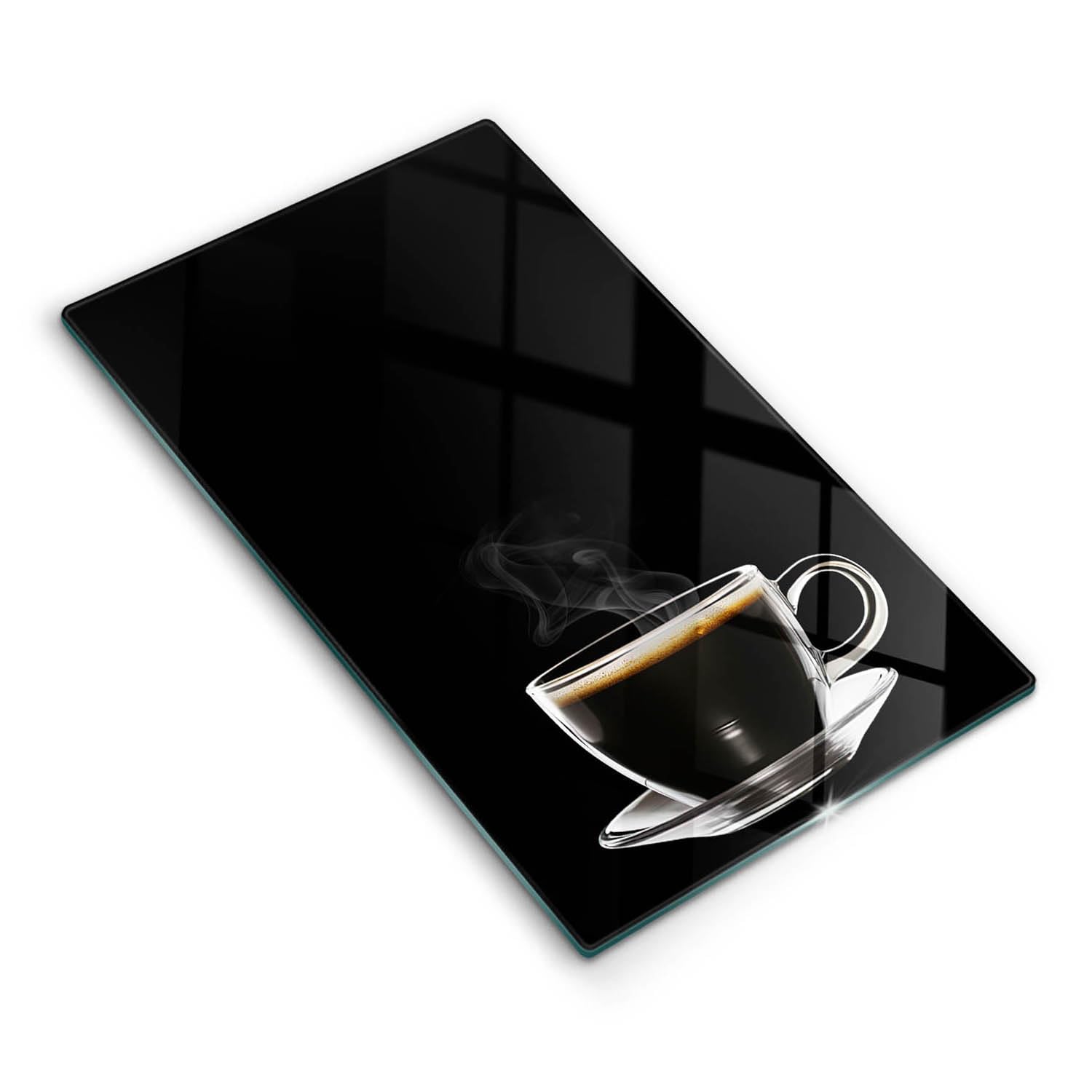Plaque cuisson verre 30x52cm protégeant l'induction grâce au matériau résistant