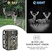 Solar Trail Camera,Deer Trail Hunting | Solar Charged | 46Pcs IR LEDs | 16 MP | 1080p | 2.4