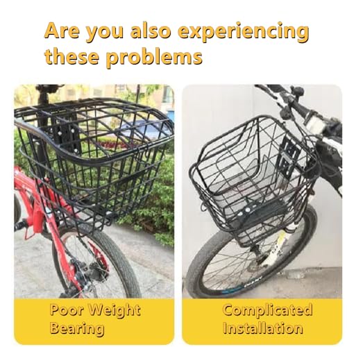 Ytruoyi Bicycle Basket Support Bracket For Bicycle, 2 Pcs Frame Bicycle Basket Front Rear Lamp Support, Universal Bicycle Support For Folding Bikes Mountain Bikes Electric Bikes thumb #2