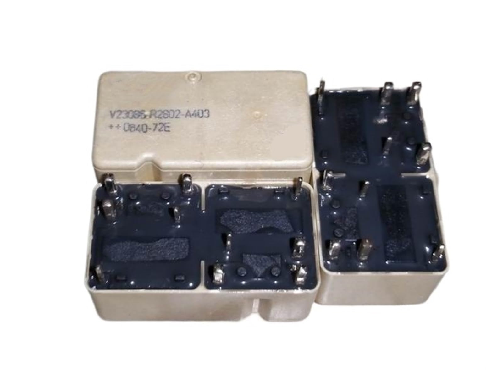 Relais V23086-R2802-A403 NISZA boîtier robuste KC-2C-12V-30a