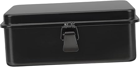 SEWOART Caixa de ferramentas de metal mini caixa de ferramentas multiferramentas caixa de ferramentas segura caixa de ferramentas essencial caixa de ferramentas portátil caixa de ferramentas organização caixa de ferramentas de carro para organizadores de porta-malas e armazenamento