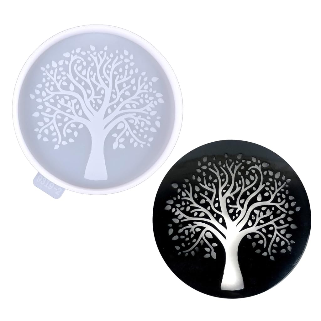 3 Moules En Silicone Feuilles Pour Résine Époxy - Plateau De Moulage Diy Pour Sous Verres Et Decorations 94850678