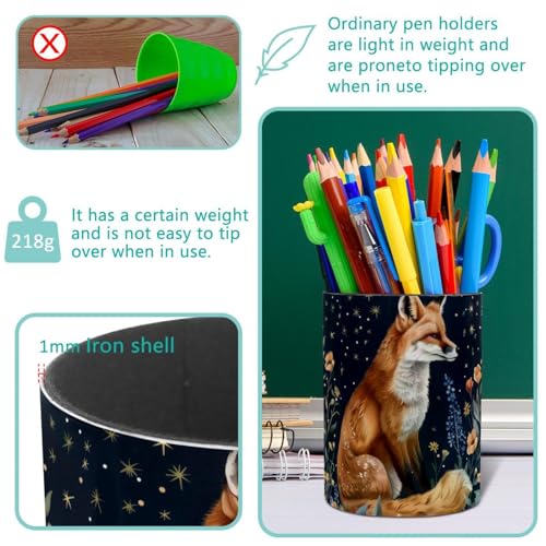 Fournitures de bureau et accessoires de rangement: pot à crayons en métal - 4