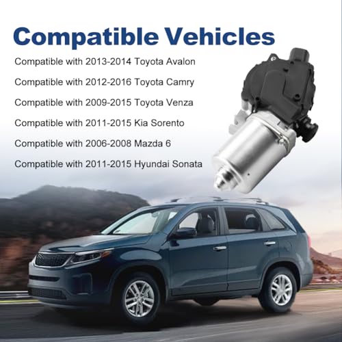 Image of Front Windshield Wiper Motor Compatible with Toyota Avalon Camry