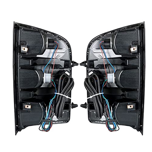 Seblaff Tail Lights Brake Lamps Assembly Rear Lights Driver And Passenger Side With Bulbs Replacement For 2007-2014 Sierra/Silverado #TOP2