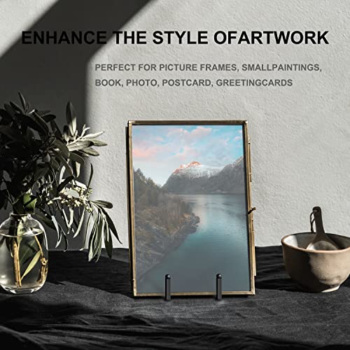 Hoewina 01 5 Pack 6 Inch Plate Stands For Display, Plate Holder Display Stands, Metal Frame Holder Stand For Book, Picture, Decorative Plate, Photo And Platter, Tabletop Art… thumb #3