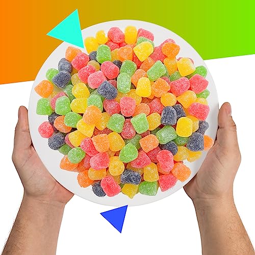 Gum Drops Jelly Candy | 3 Pound Bag | Assorted Fruit Flavored | Old Fashioned...