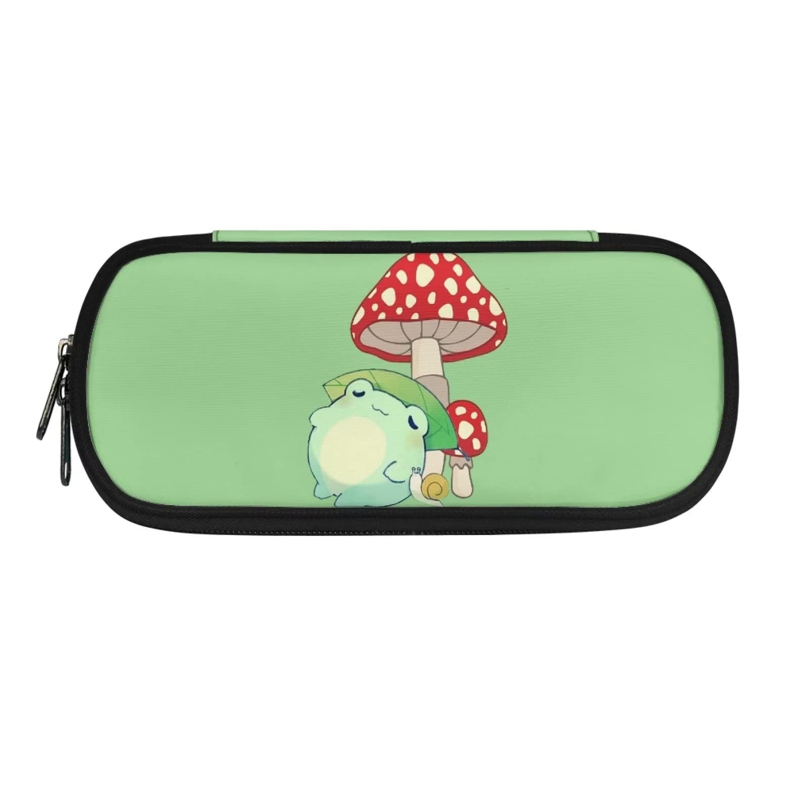 Showudesigns Mushroom Frog Pencil Bag for Girls Boys Pen Cases Lightweight Pens Holders Bags with Pen Slots and…