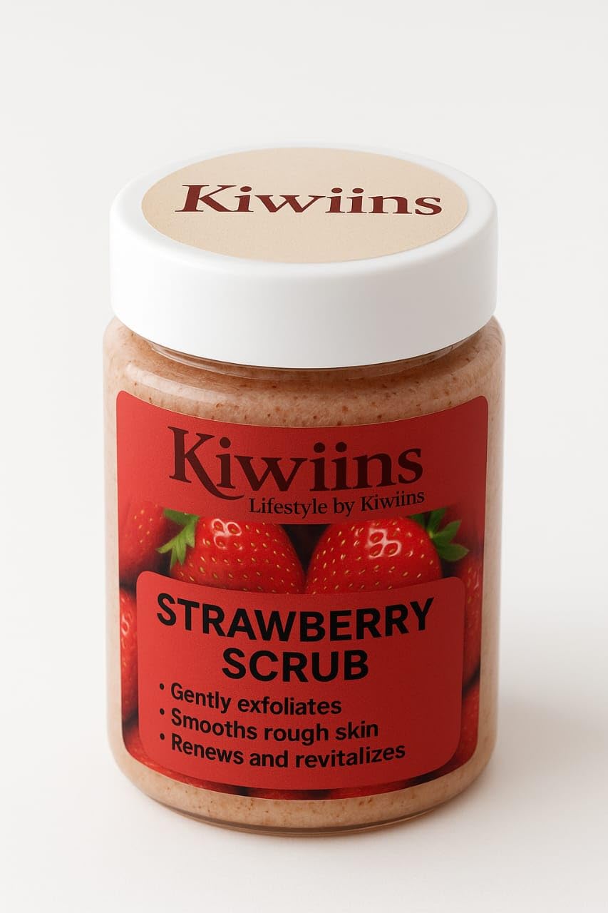 Strawberry Face and Body Scrub (100 g) | Scrub for Tan Removal | Gentle Exfoliation Scrub for a Smoother Complexion-image-15