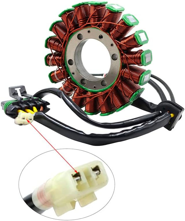 Miniatura 9 de Magneto generador motor estator bobina 18 polos apto para Polaris Sportsman 500 HO 2007 EFI 2006 2008 2009 2010 Forest Tractor Touring 2006-2014