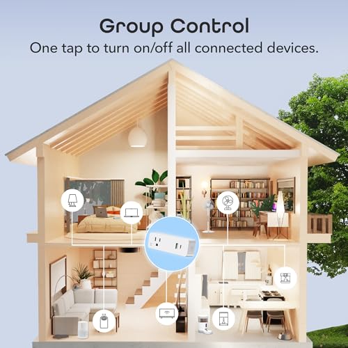 Image of Geeni Smart Plug with 20W USB-C Fast Charging, WiFi Outlet