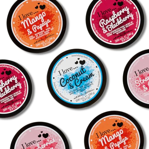 I LOVE Nourishing Body Butter - Raspberry and Blackberry by I Love Cosmetics for Women - 6.9 oz Body Butter