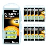 Duracell Batterien für Hörgeräte, Typ 10, PR70, ZL4, 60 Stück