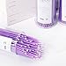 NIPOO 400 Pcs 1.5mm Disposable Micro Brushes for Eyelash Extensions Glue Removal, Dental Disposable Micro Applicator Brush Swabs - by NIPOO