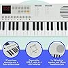 Axus 37 Mini Portable Keyboard in Arctic White - Fun Electric Piano for Beginners, USB-C or Battery Power