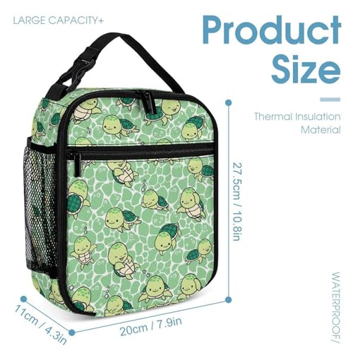 Sea Turtle Backpack with Lunch Box & Pencil Case for Kids Girls Boys School, 16 Inch Cute Sea Turtle Bookbag, School Backpack for Students Children, Lightweight, Large Capacity4