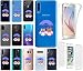 Produktbild KX-Mobile Hülle für Huawei P20 Lite Handyhülle Motiv 2546 Eulen mit Regenschirm Premium 360 Grad Fullbody durchsichtig mit Bild SchutzHülle Softcase HandyCover Handyhülle für Huawei P20 Lite Hülle