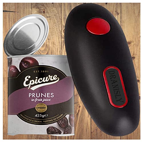 Weysat Abrelatas Electrico para Latas Grandes, con Borde Liso Sacacorchos Automatico, Mejor para Cocineros Personas Mayores con Artritis Y Personas Lesiones En Manos