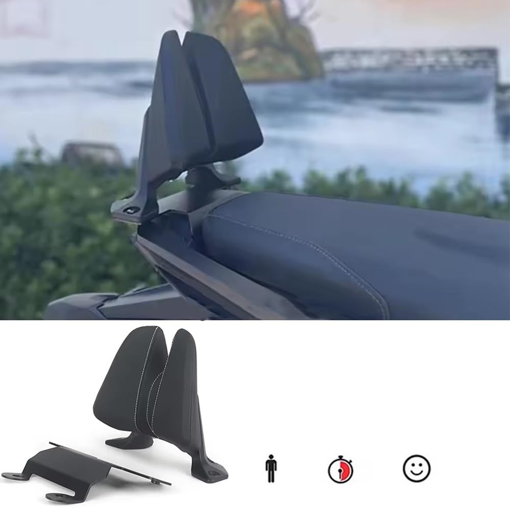 Motorcycle Backrest Pad Kits Motorcycle Passenger backrest Rear for Seat Backrest Cushion Back Rest Pad for X-ADV 750 XADV750 x adv750 2021-2025